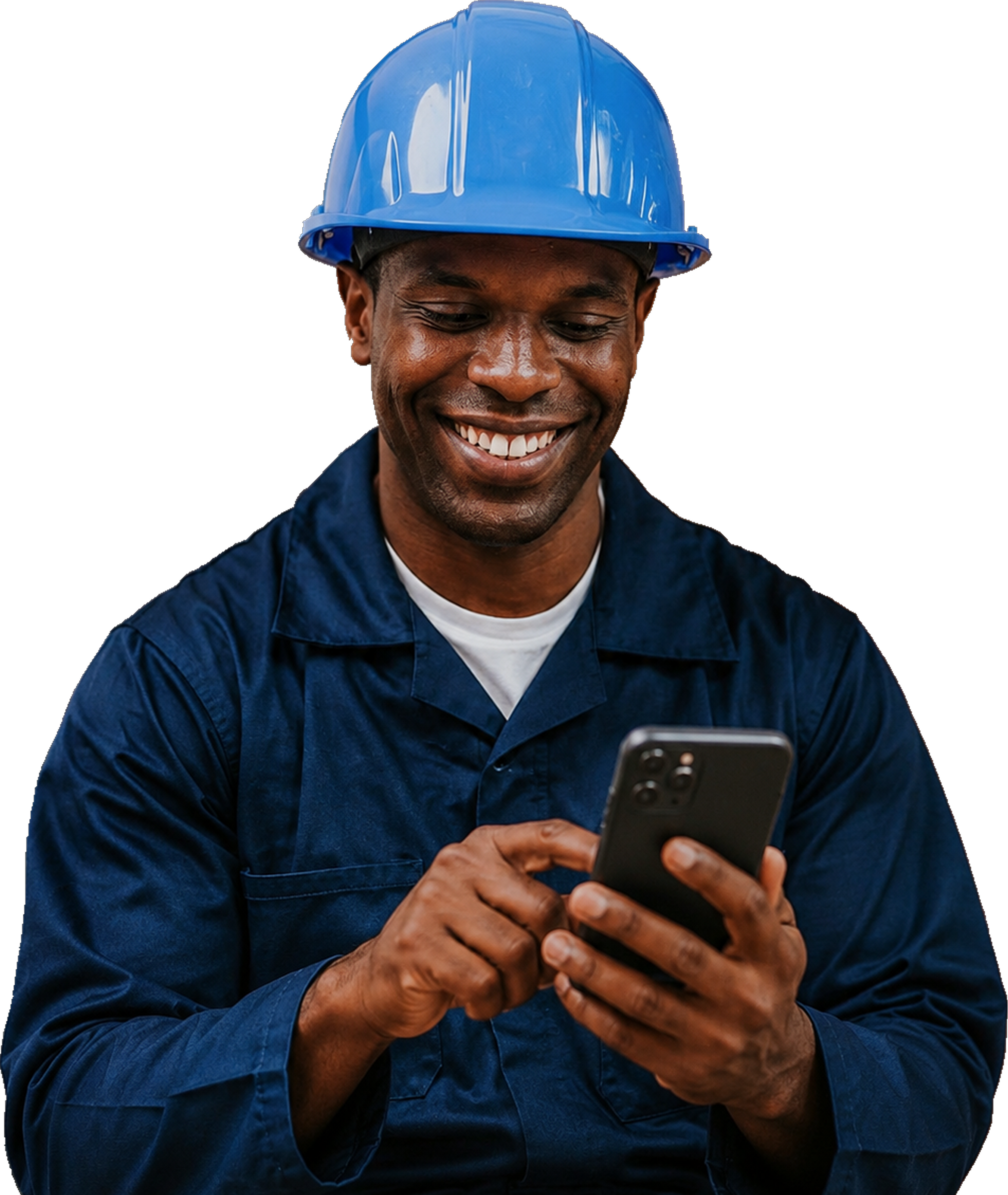 Smiling Engineer using ToviaHive